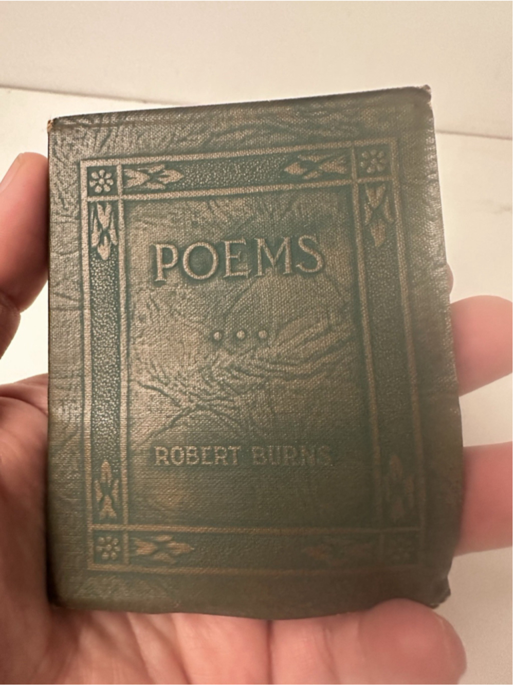 Vintage Little Leather Library Poems and Songs Robert Burns Mini Book